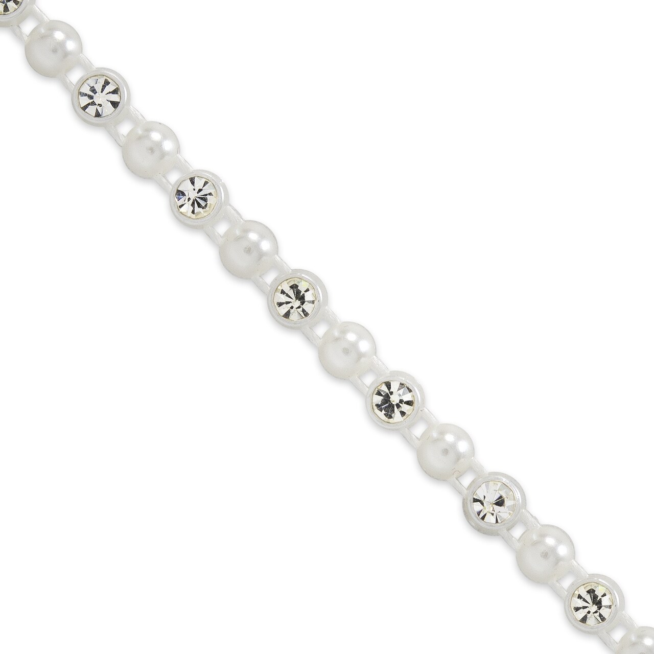 5 yards of Carrie 1/8" Rhinestone and Flatback Trim | 5 yard cut